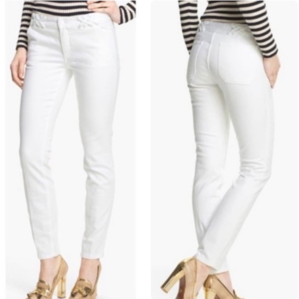 Tory Burch White Skinny Jeans